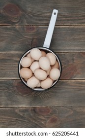 Eggs in the pan