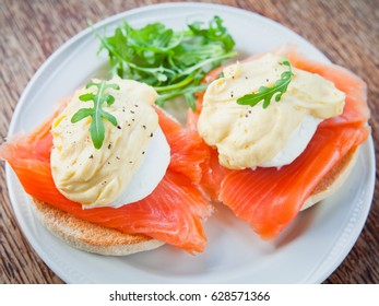 Eggs Royale Hemingway Atlantic Variation Classic Stock Photo (Edit Now ...