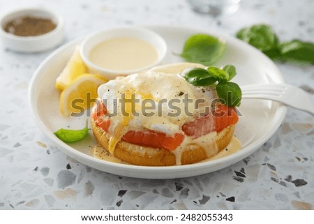 Eggs Royale with smoked salmon