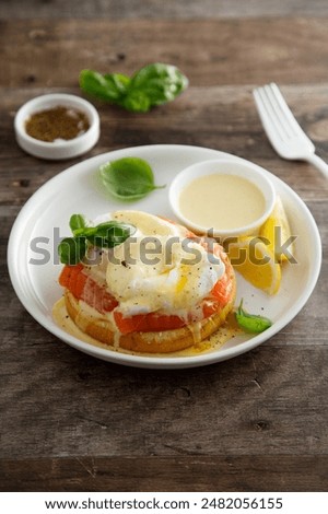 Eggs Royale with smoked salmon