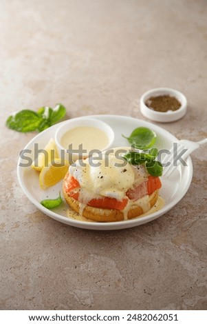Eggs Royale with smoked salmon