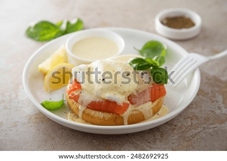Eggs Royale with smoked salmon