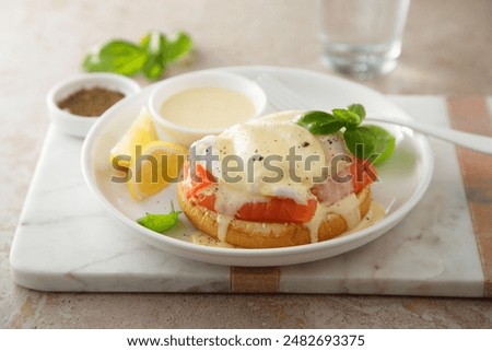 Eggs Royale with smoked salmon