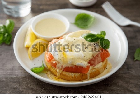 Eggs Royale with smoked salmon