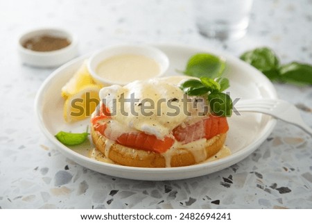 Eggs Royale with smoked salmon