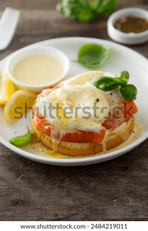 Eggs Royale with smoked salmon