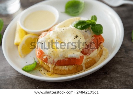 Eggs Royale with smoked salmon