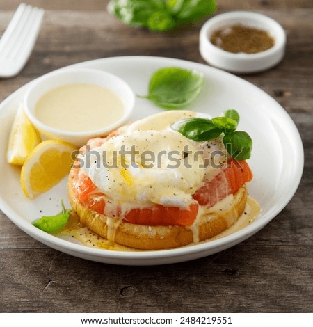 Eggs Royale with smoked salmon