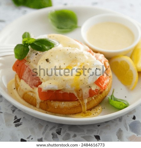Eggs Royale with smoked salmon