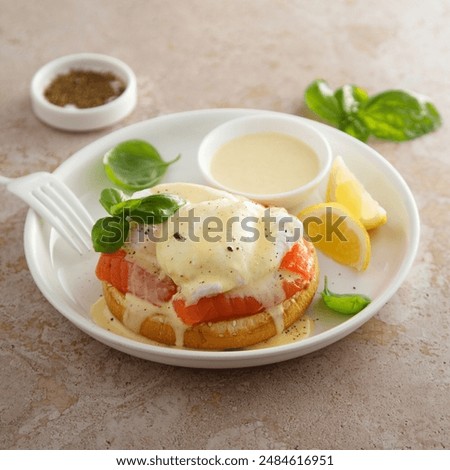 Eggs Royale with smoked salmon
