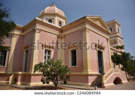 Eglise de Notre Dame des Anges church, White town, Pondicherry
