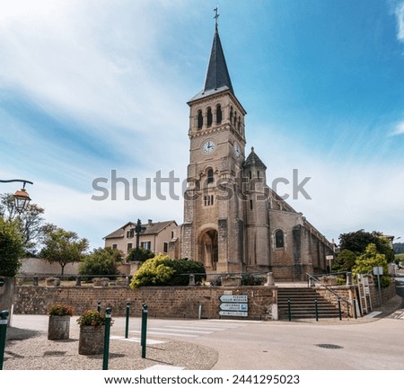 Eglise Saint-Clair - catholic church in Chenas, France.