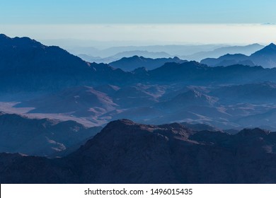 Egypt Mount Sinai Morning Sunrise Mount Stock Photo 1496015435 ...