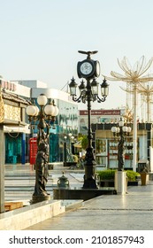 Egypt, Sharm El Sheikh, Soho Square, August 30, 2021, The Central Street With Shops And Entertainment.