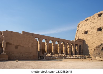 Egypt, the Temple of Karnak, a monument to UNESCO, an ancient civilization.