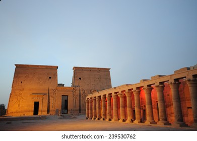 Egypt Temple of Philae from Nile