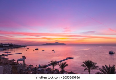 
Egypt, Tiran Island, Sunrise