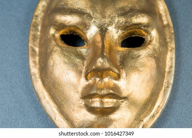 Egyptian Golden Mask Venetian Carnival Mask Stock Photo (Edit Now 