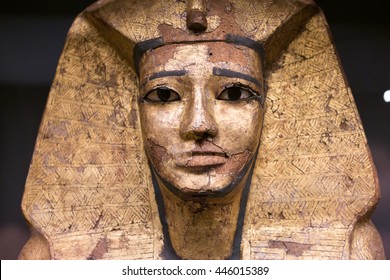 Egyptian Sarcophagus Face