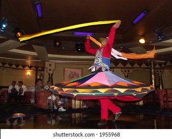 Egyptian whirling dervishes dance