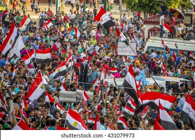 Egyptian Youth Protesting Against Muslim Brotherhood - Alexandria, Sidi Gaber,  Egypt 30 June 2013