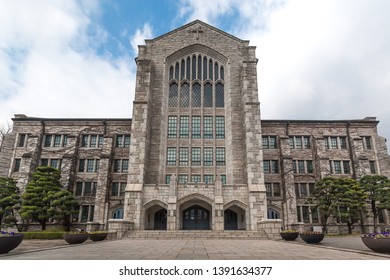 Ehwa Womans University, Seoul, South Korea- March 2019: The main Auditorium of Ehwa Womans University.