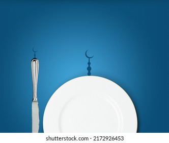 Eid al Adha Mubarak concept for restaurant or food brand. Traditional Muslim holiday. Eid al Adha Mubarak concept background.