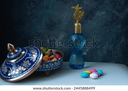 Eid Celebration Photo, Cologne and Chocolate (Kolonya ve Çikolata ile Bayramlasma) Üsküdar Istanbul, Turkiye (Turkey)