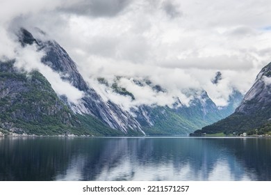 The Eidfjord In Hardanger In Norway