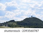 Eifel landscape with Burg Olbrück