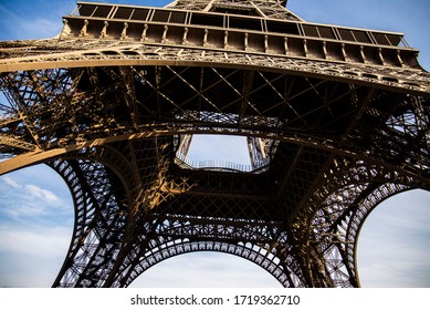 Eifel Tower In Paris, France At Day And Night