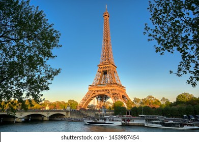 Eiffel Tower Across River Seine Paris Stock Photo 1453987454 | Shutterstock