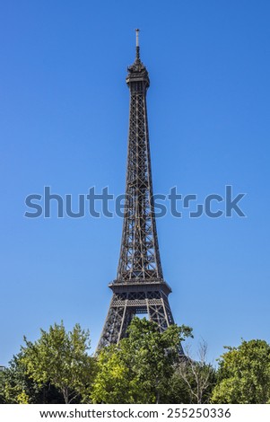 Similar – Eiffel Tower and Liberty statue in Paris