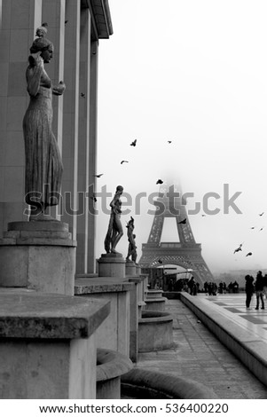 Similar – Image, Stock Photo covered “Tour Eiffel”…