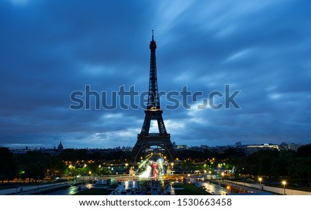 Eiffel Tower and Paris from Trocadéro