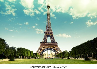 The Eiffel Tower in Paris, France - Powered by Shutterstock