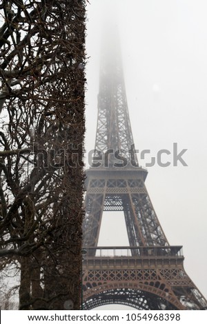 Similar – Image, Stock Photo covered “Tour Eiffel”…