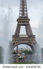 Eiffel Tower in Paris, France (tilt shift effect)