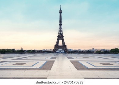  Eiffel Tower in Paris at sunrise. - Powered by Shutterstock