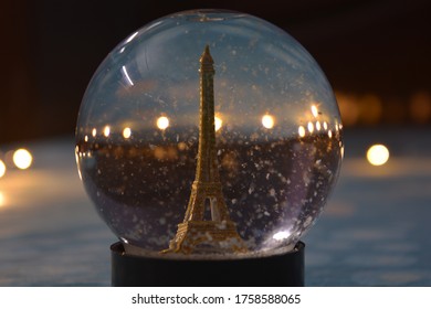 Eiffel Tower Snow Globe Glass Ball Stock Photo 1758588065 | Shutterstock