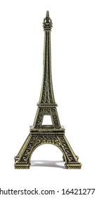 Eiffel Tower Souvenir, On White