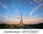 Eiffel Tower at Sunset from Trocadéro - Paris, France