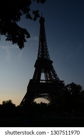 Eiffel Tower at Twilight, Paris, France