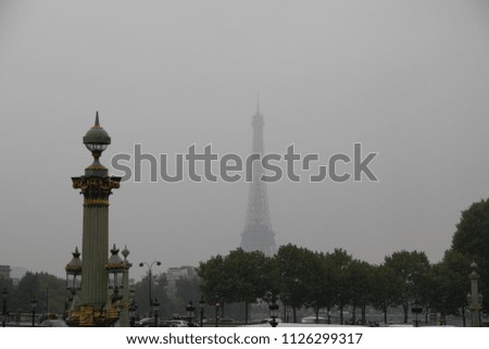 Similar – Image, Stock Photo covered “Tour Eiffel”…