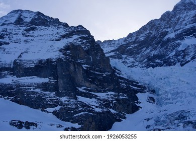 Eiger Glacier At Jungfrau Railway Station, Switzerland.