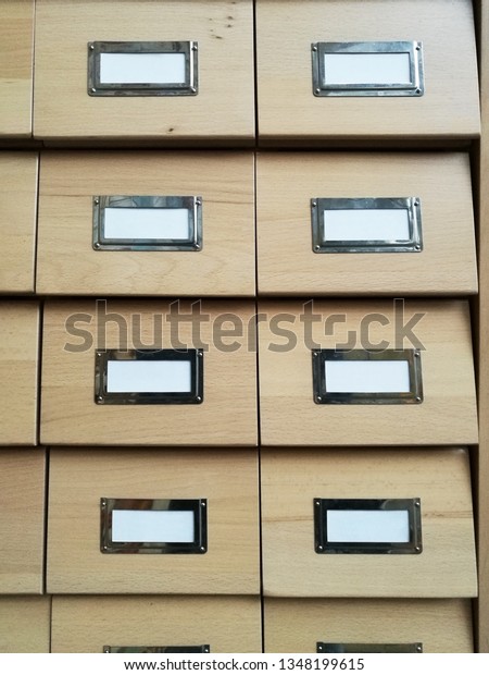 Eight Equal Boxes Filing Cabinet Conceptual Stock Photo Edit Now