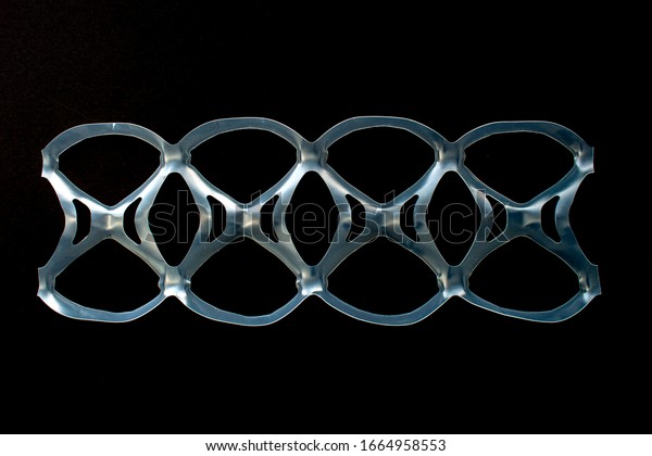 Eight pack rings\
or eight pack yokes are a set of connected plastic rings that are\
used in multi-packs of\
beverage