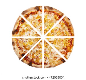 583 Eight slice pizza Images, Stock Photos & Vectors | Shutterstock