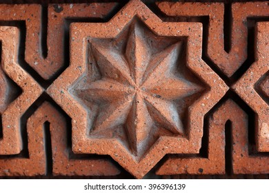 Eight pointed star pattern