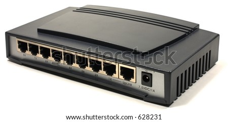 Eight Port Network Hub